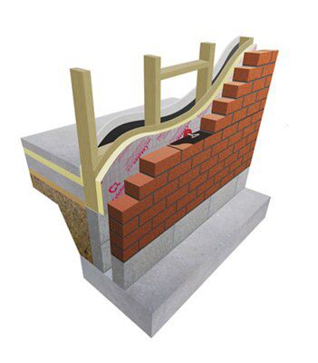 Celotex Foil-faced polyisocyanurate (PIR) 50mm Insulation board (L)2.4m (W)1.2m