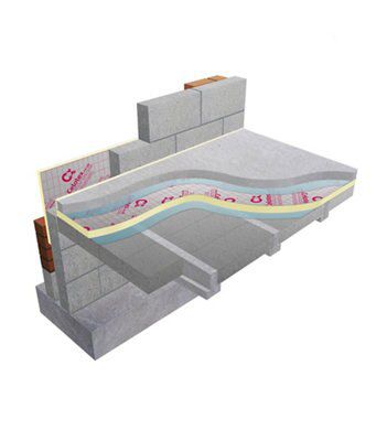 Celotex Foil-faced polyisocyanurate (PIR) 50mm Insulation board (L)2.4m (W)1.2m