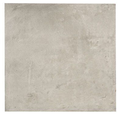 Cementina Grey Matt Stone effect Porcelain Wall & floor Tile, (L)600mm (W)600mm