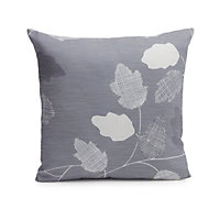 Centola Leaves Grey Cushion