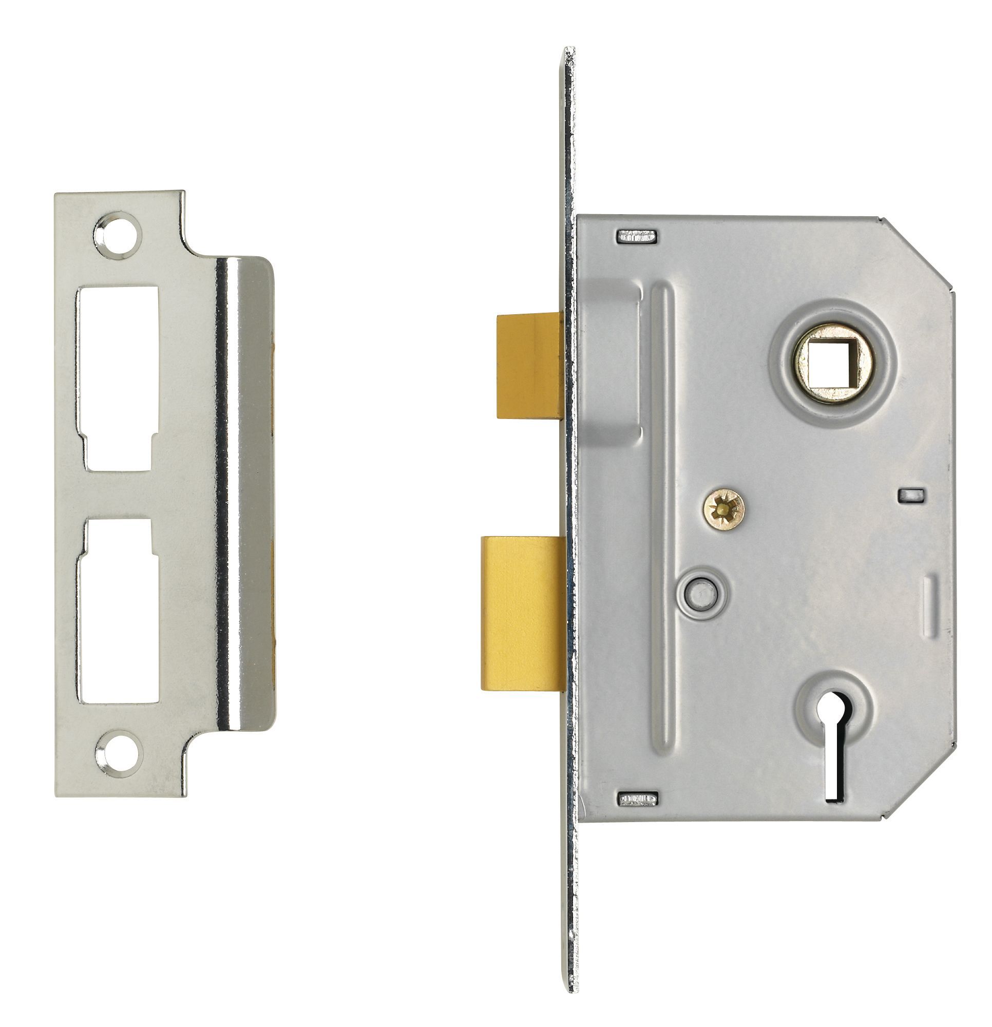 Century 45mm Chrome effect 3 lever Sashlock