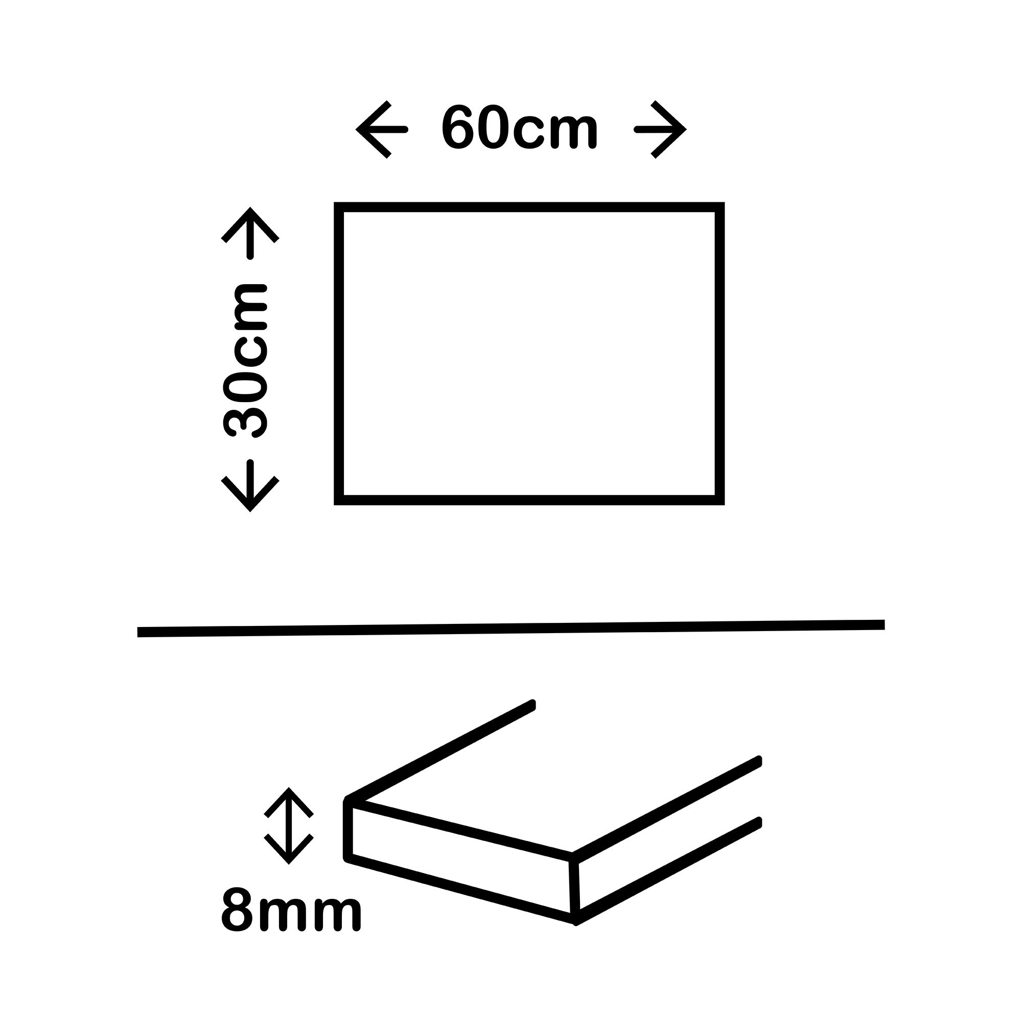 Ceramica Grey Matt Travertine effect Ceramic Indoor Wall tile, Pack of 6, (L)600mm (W)300mm