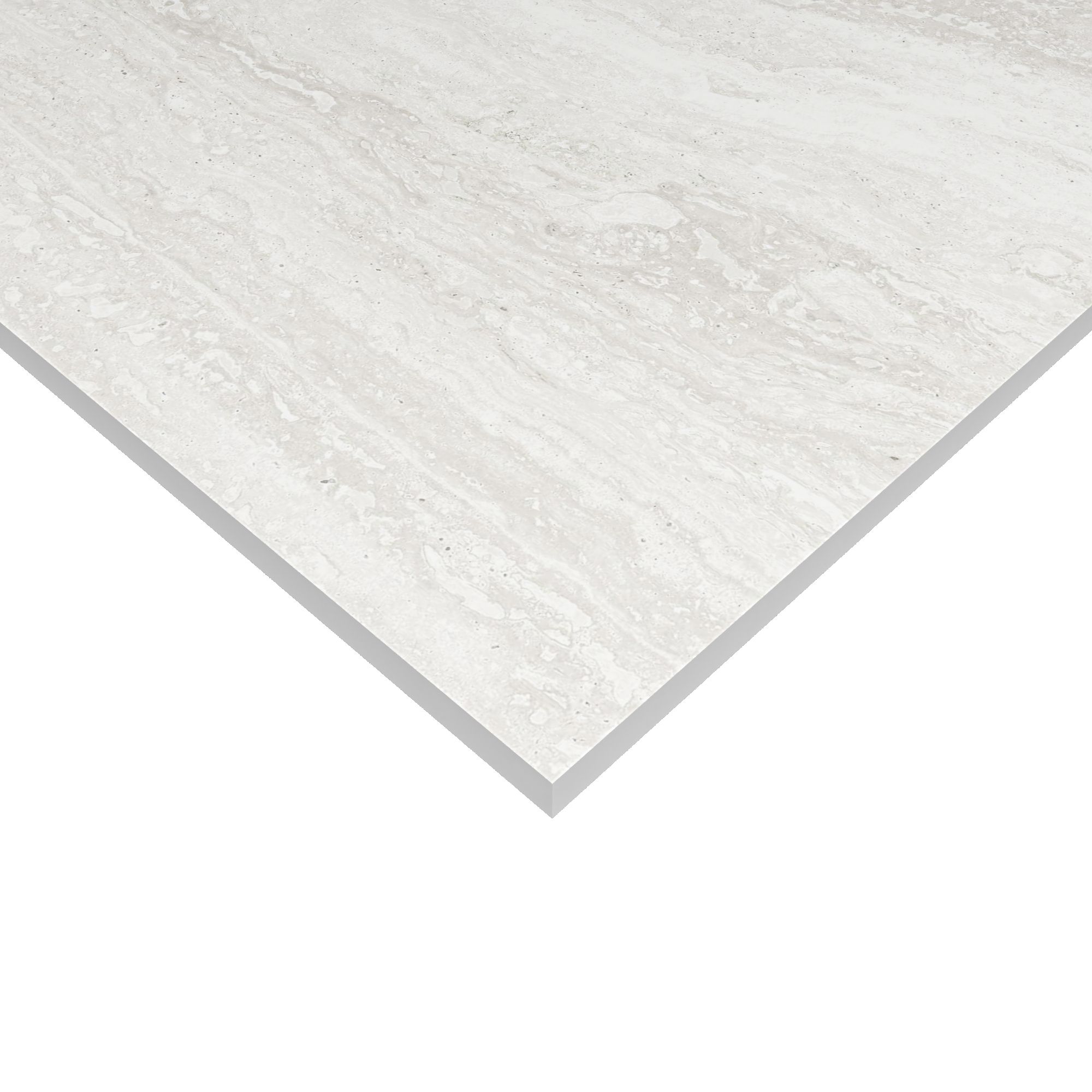 Ceramica Grey Matt Travertine effect Ceramic Indoor Wall tile, Pack of 6, (L)600mm (W)300mm