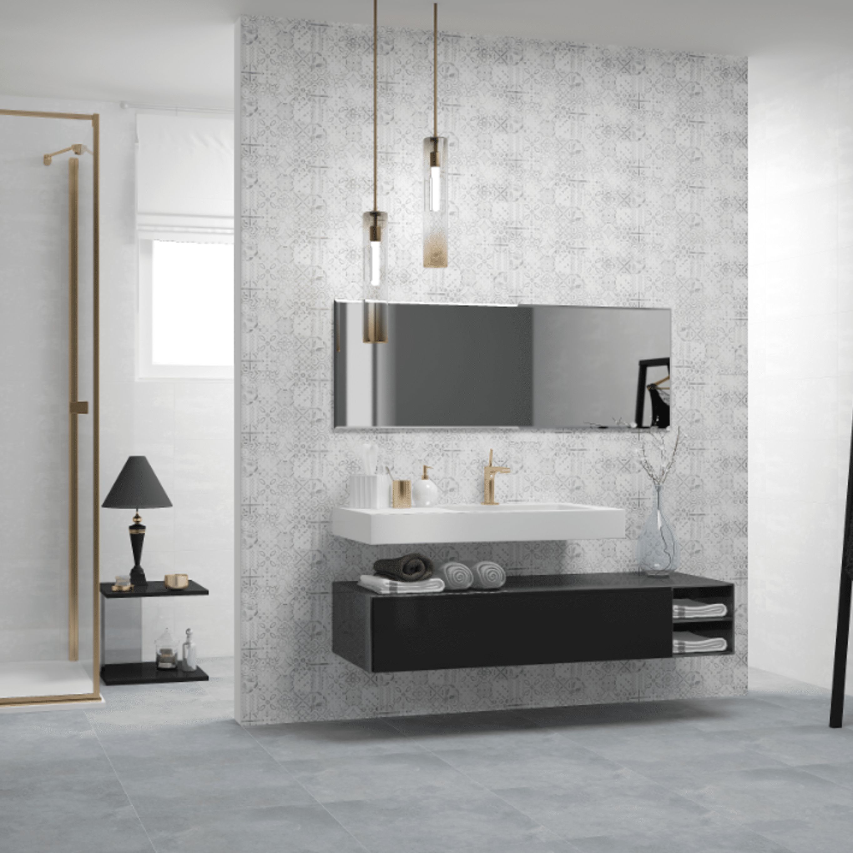 Ceramica Pearl Lustre Pearlescent White Matt Shimmer effect Ceramic Indoor Wall Tile - 3