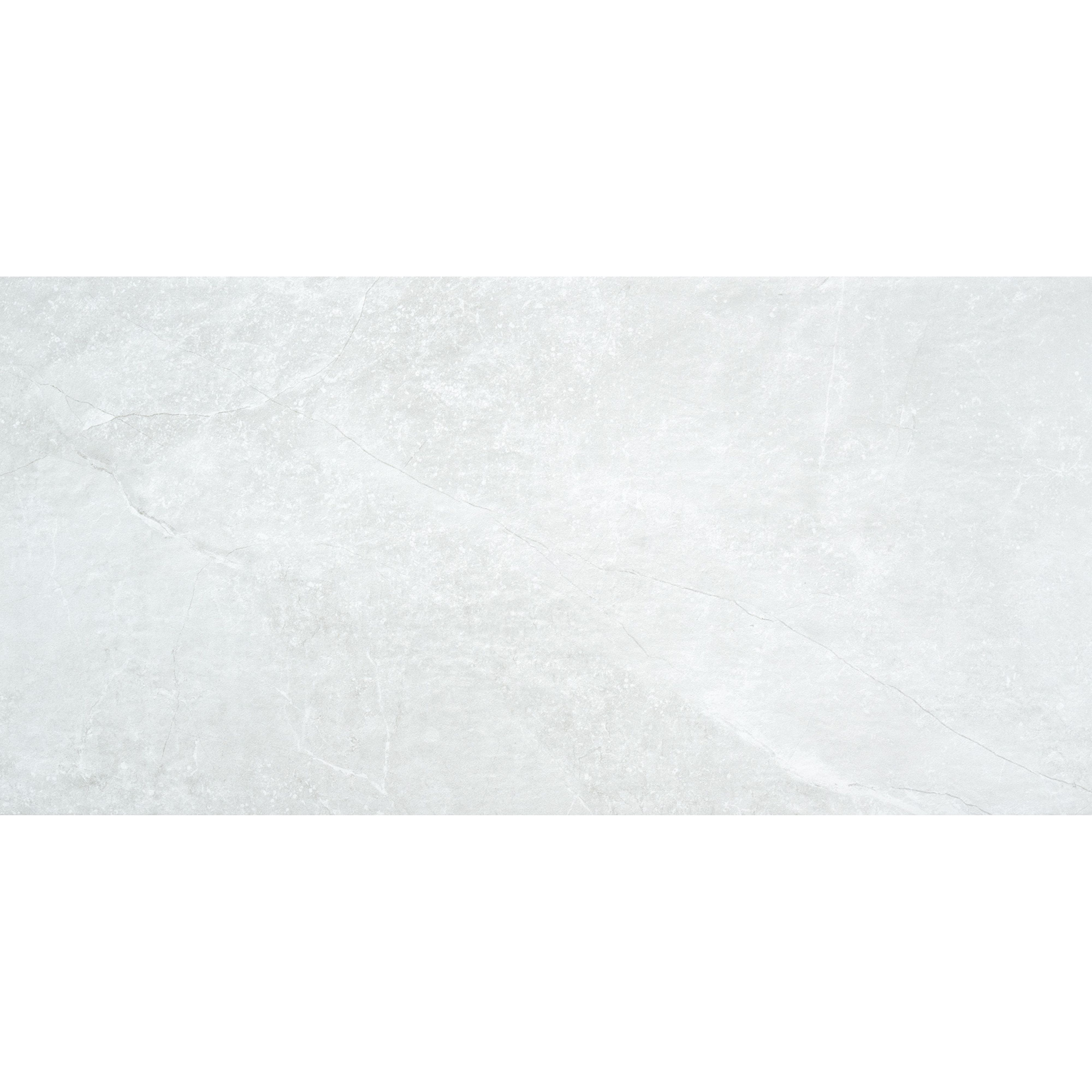 Ceramica Sorrento Off white Matt Stone effect Porcelain Indoor Wall & floor Tile