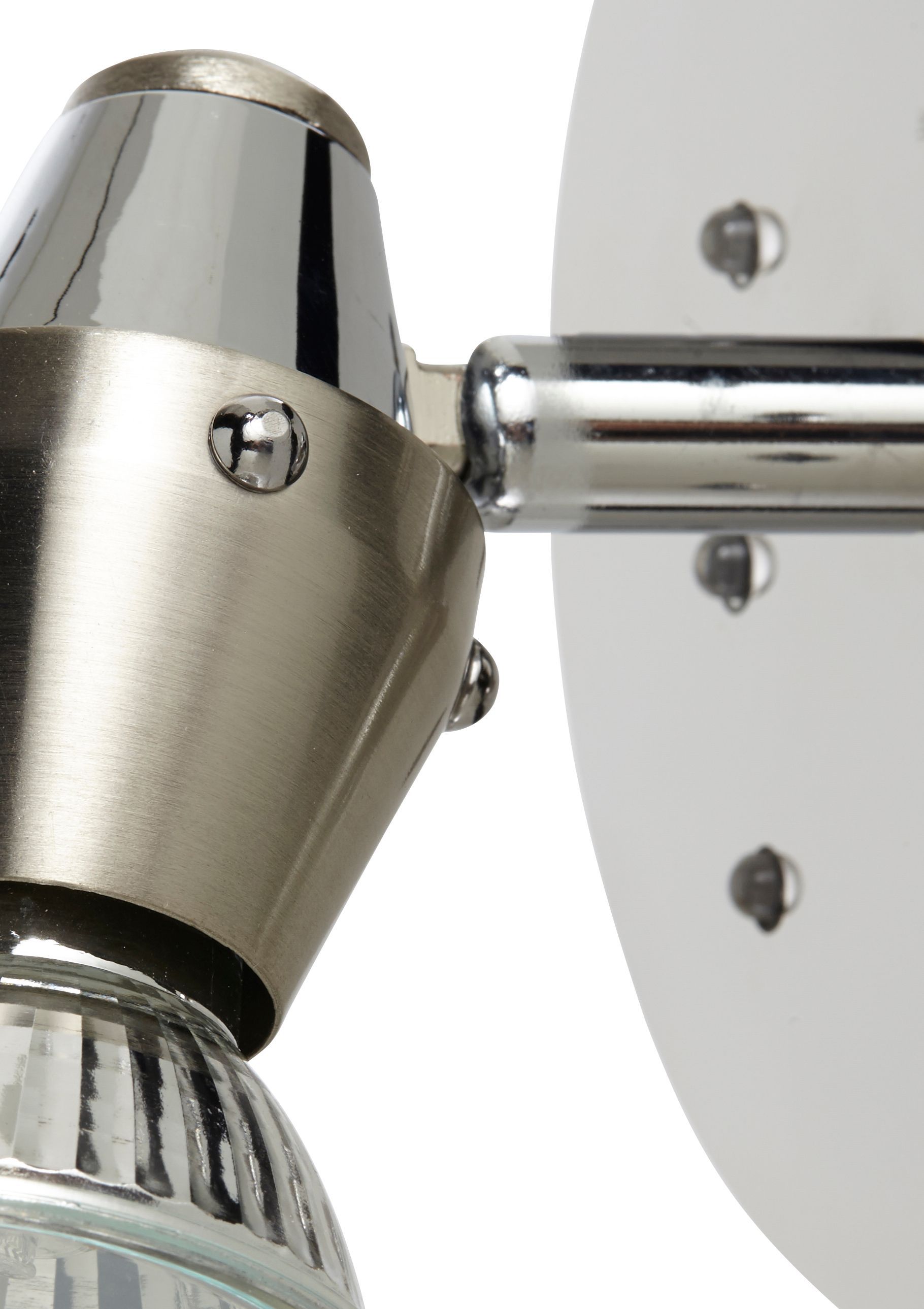 Ceraon Chrome effect Mains-powered Spotlight