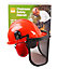 CH011 Chainsaw helmet with Ear defenders & visor