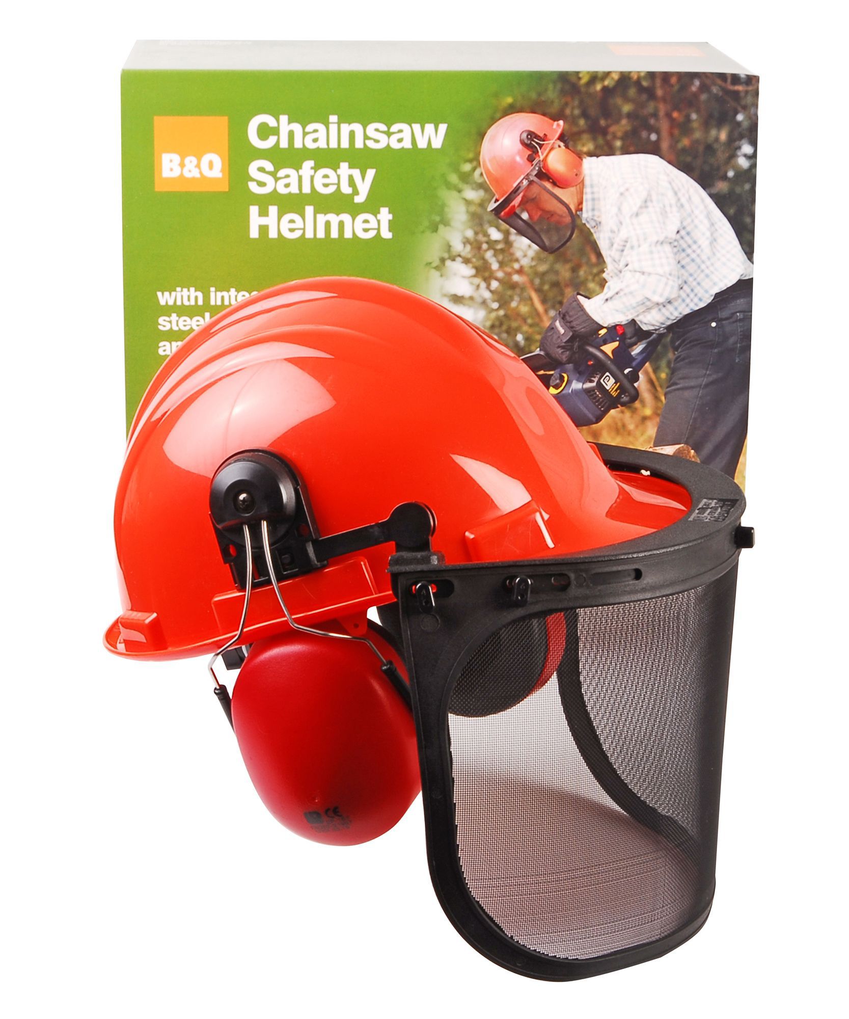 CH011 Chainsaw helmet with Ear defenders & visor