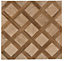 Chalet Cream Matt Wood effect Porcelain Wall & floor Tile, Pack of 5, (L)450mm (W)450mm