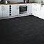Chambly Black Matt Stone effect Porcelain Wall & floor Tile, Pack of 7, (L)600mm (W)300mm