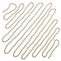 Champagne Gloss Metallic effect Bead chain 5m
