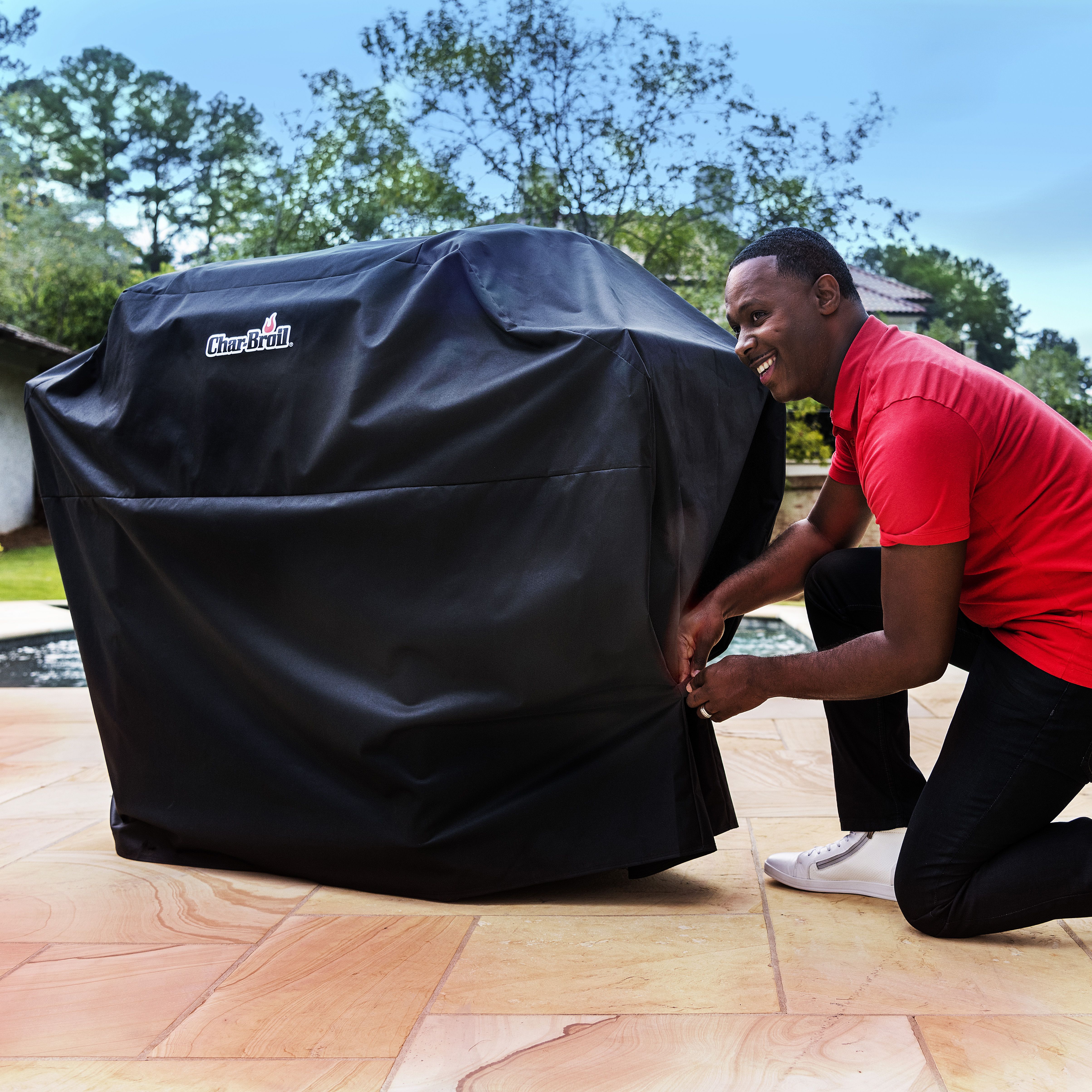 Charbroil 3-4 Burner Black Rectangular Barbecue cover 61cm(L) 107cm(H) 158cm(W)
