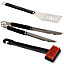 Charbroil Beginners Plastic & stainless steel 3 piece Barbecue tool set