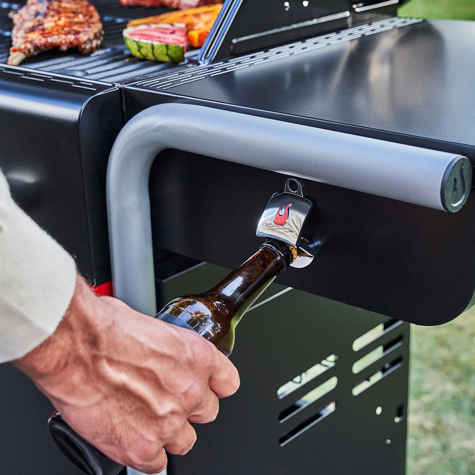 Charbroil Gas2Coal 2.0 Black 3 burner Gas Hybrid barbecue - 7
