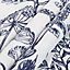 Charde Blue & white Meadow Lined Pencil pleat Curtains (W)167cm (L)183cm, Pair