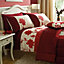 Chartwell Annabel Floral Red King Bedding set