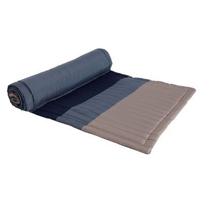 Chartwell Boston Blue & cream Striped Quilted Bed runner