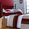Chartwell Boston Striped Red Single Bedding set
