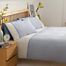 Chartwell Chicago Striped Blue Double Bedding set