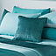 Chartwell Como Plain Aqua blue Cushion (L)45cm x (W)45cm