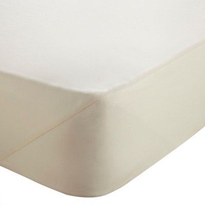 Chartwell Cream Double Fitted sheet | DIY at B&Q