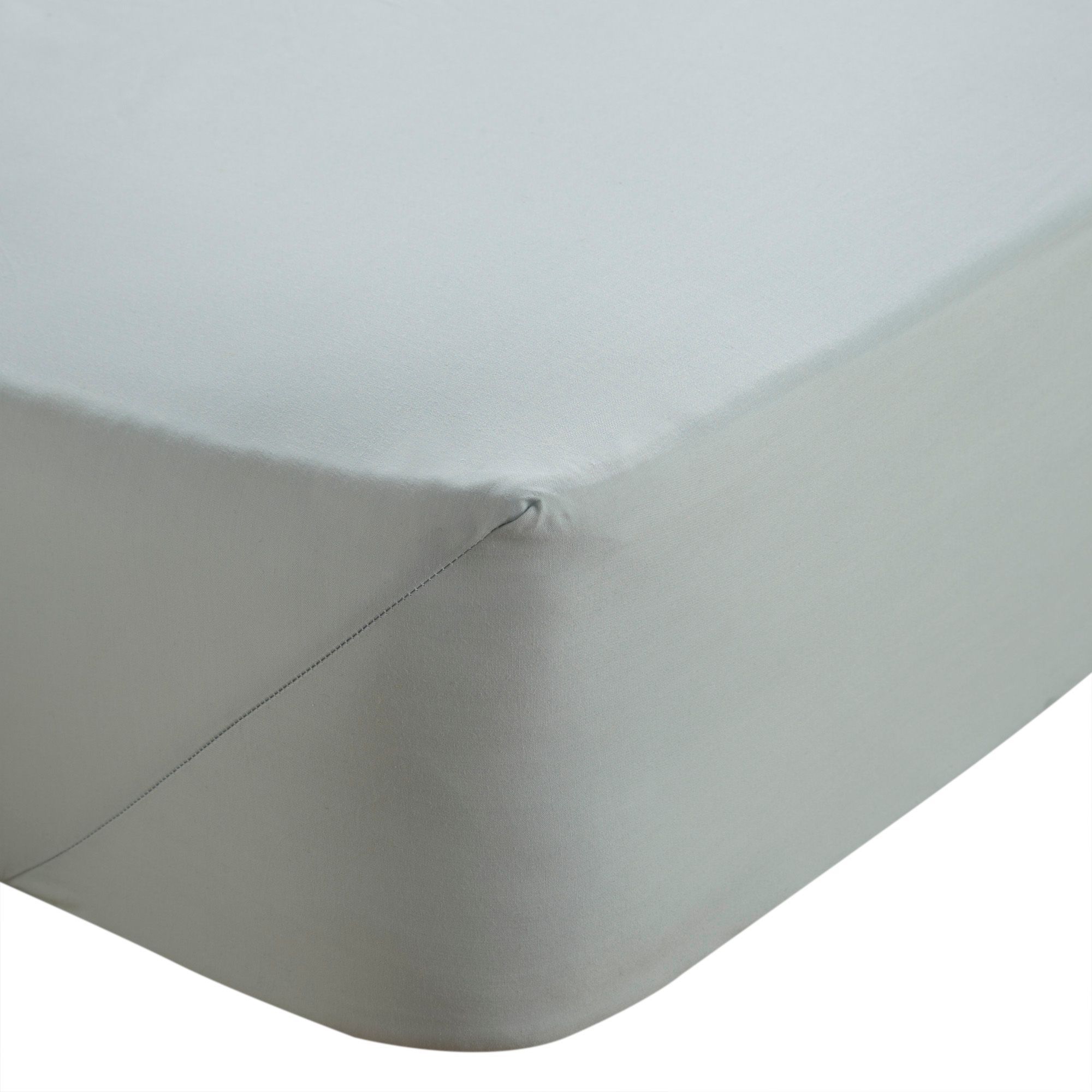 Chartwell Duck egg Double Fitted sheet DIY at B&Q