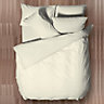 Chartwell Easy care Plain Cream Single Bedding set