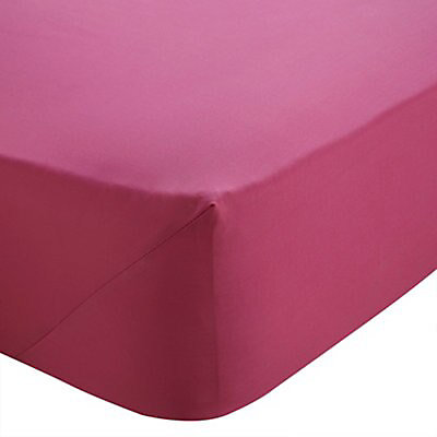 Chartwell Hot pink Double Fitted sheet | DIY at B&Q