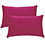 Chartwell Housewife Hot pink Housewife Pillowcase, Pack of 2
