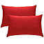 Chartwell Housewife Red Housewife Pillowcase, Pack of 2
