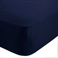 Chartwell Navy King Fitted sheet