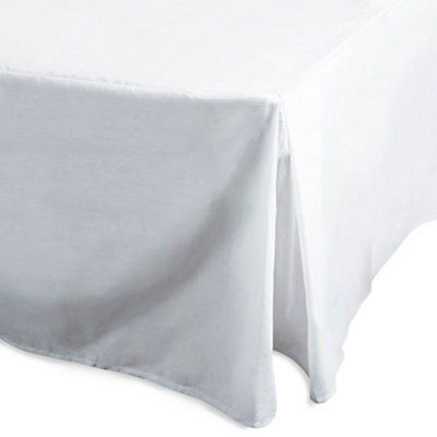 Chartwell Plain dye White Double Valance sheet