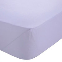 Chartwell Plain dye Wisteria King Fitted sheet