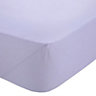 Chartwell Plain dye Wisteria King Fitted sheet