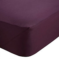 Chartwell Plum Double Fitted sheet