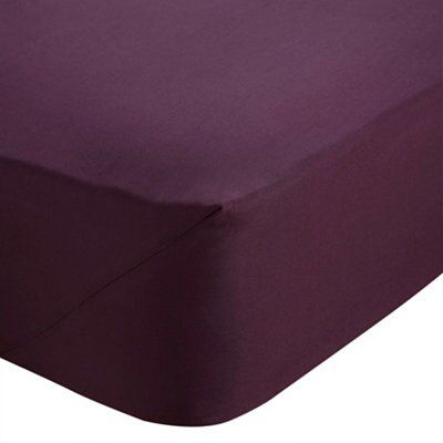 Chartwell Plum King Fitted sheet