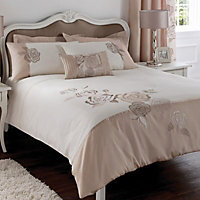 Chartwell Rosa Floral Pink & white King Bedding set