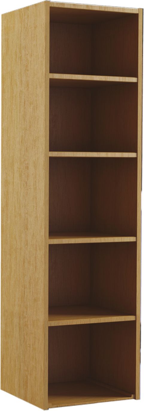 Chasewood Ascot Oak effect Freestanding 4 shelf Bookcase, (H)1650mm (W)920mm