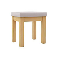 Chasewood Maple effect Ready assembled Dressing table stool