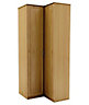 Chasewood Oak effect Corner wardrobe (H)2250mm (W)1040mm (D)1040mm