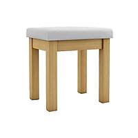 Chasewood Oak effect Ready assembled Dressing table stool