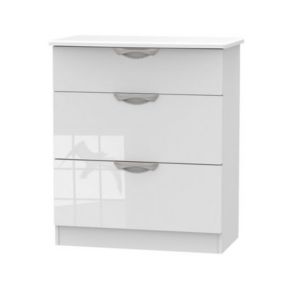 White chest deals of drawers b&q