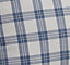Chenoa Checked Blue & white Cushion