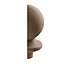 Cheshire Mouldings Half ball Oak Newel cap (L)135mm (W)82mm