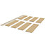 Cheshire Mouldings MDF Wall panelling kit (H)1800mm (W)250mm (T)9mm