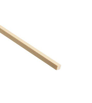 Cheshire Mouldings Natural Pine Moulding (L)2400mm (W)15mm (T)15mm