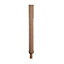 Cheshire Mouldings Oak Half spigot newel post Newel post (H)725mm (W)90mm