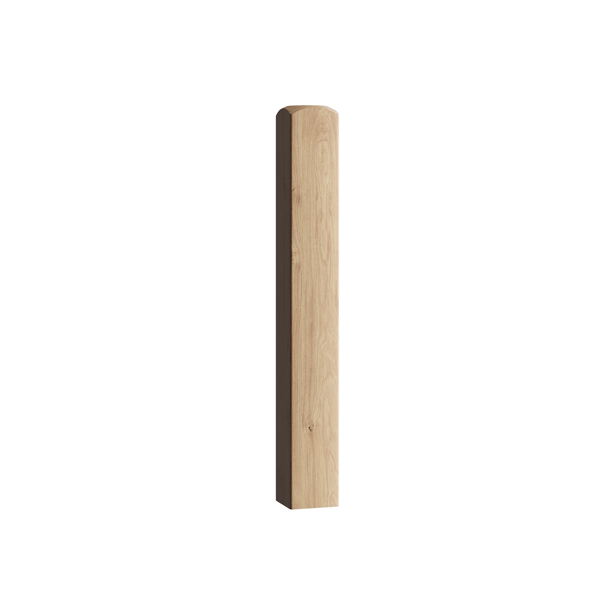 Cheshire Mouldings Plain Natural Pine Newel base (H)90mm (W)90mm