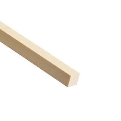Cheshire Mouldings Primed Natural Pine Moulding (L)2400mm (W)25mm (T)25mm
