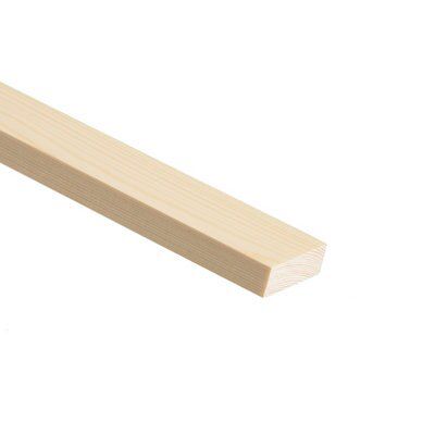 Cheshire Mouldings Primed Natural Pine Moulding (L)2400mm (W)44.5mm (T)25mm